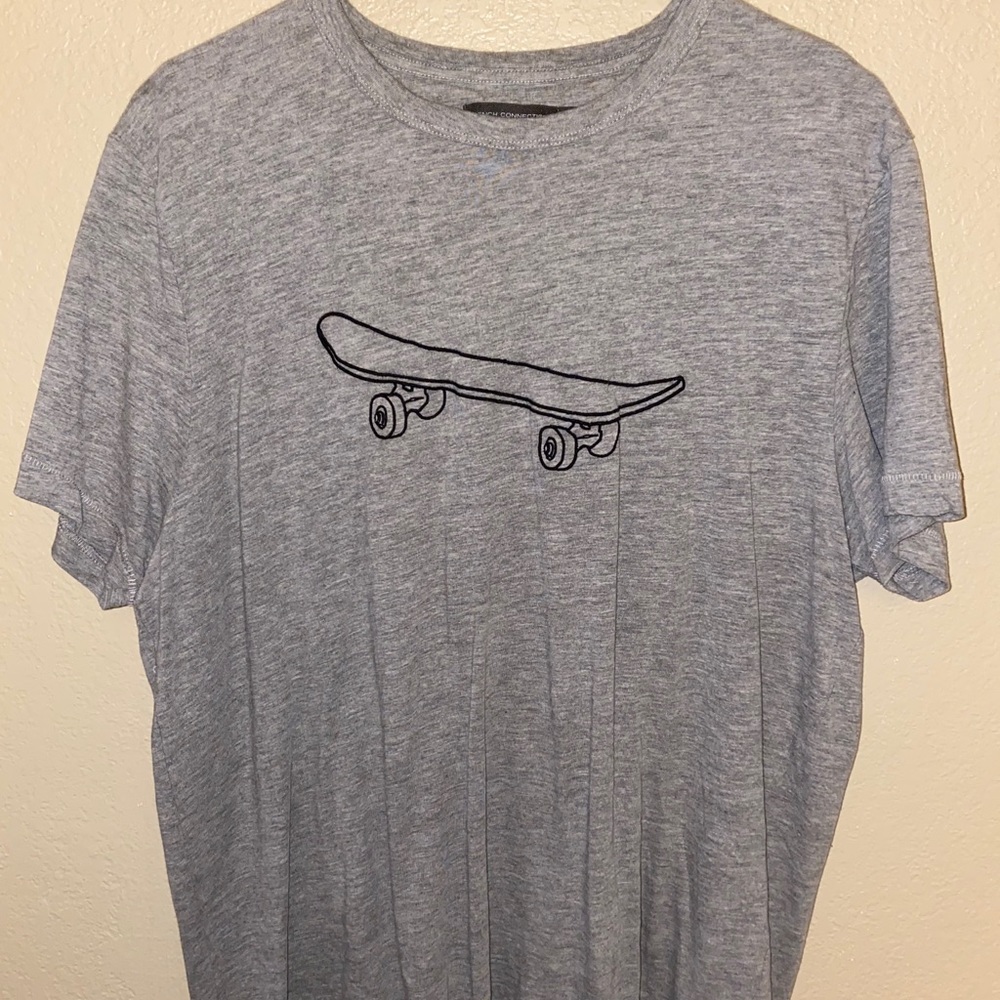Gray Short sleeve tee shirt